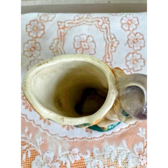 Vintage 1950s Royal Copely Ceramic Cat Climbing Tree Vase - Picture 6 of 10